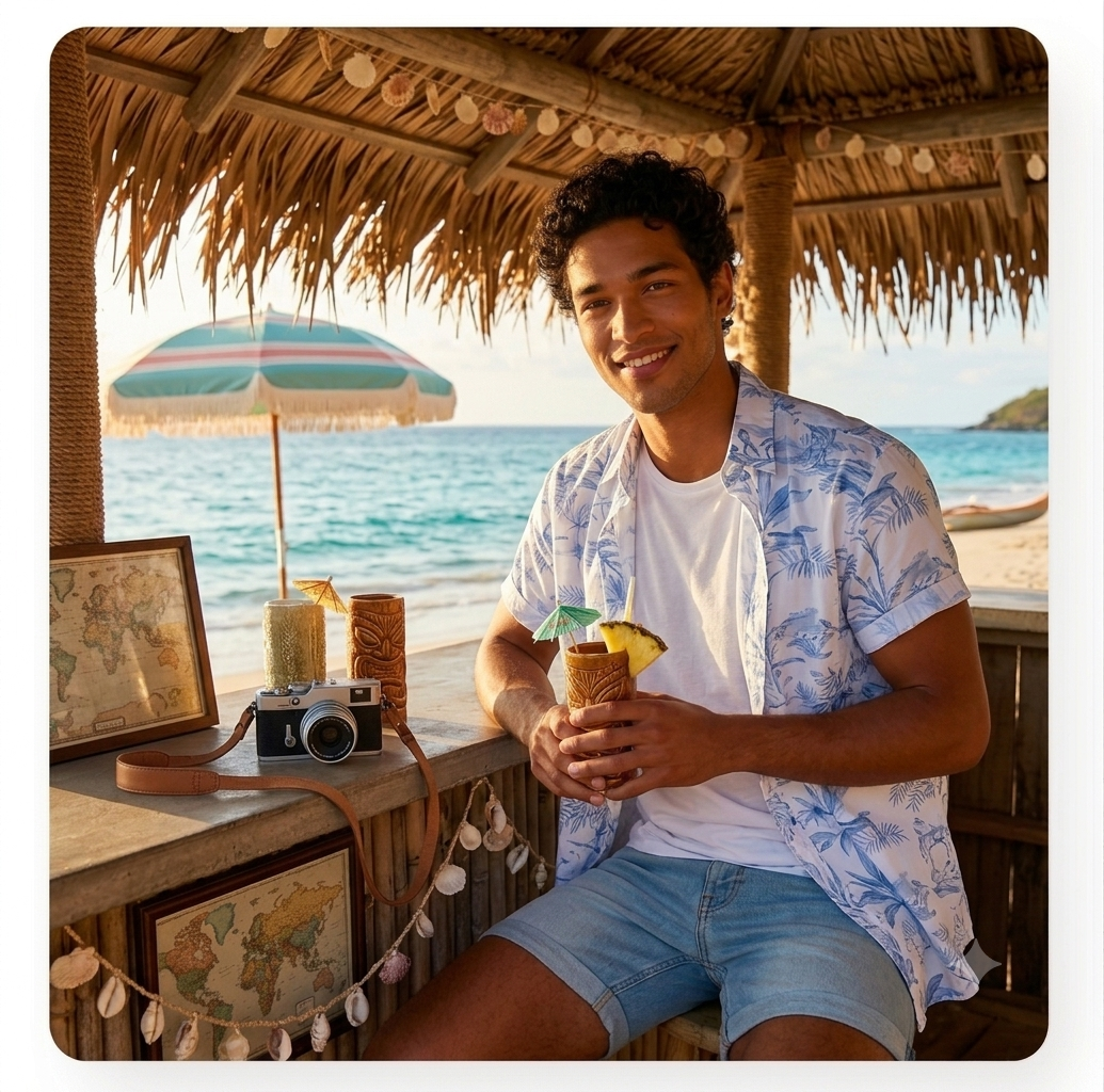 Chemise Bohème Tropicale