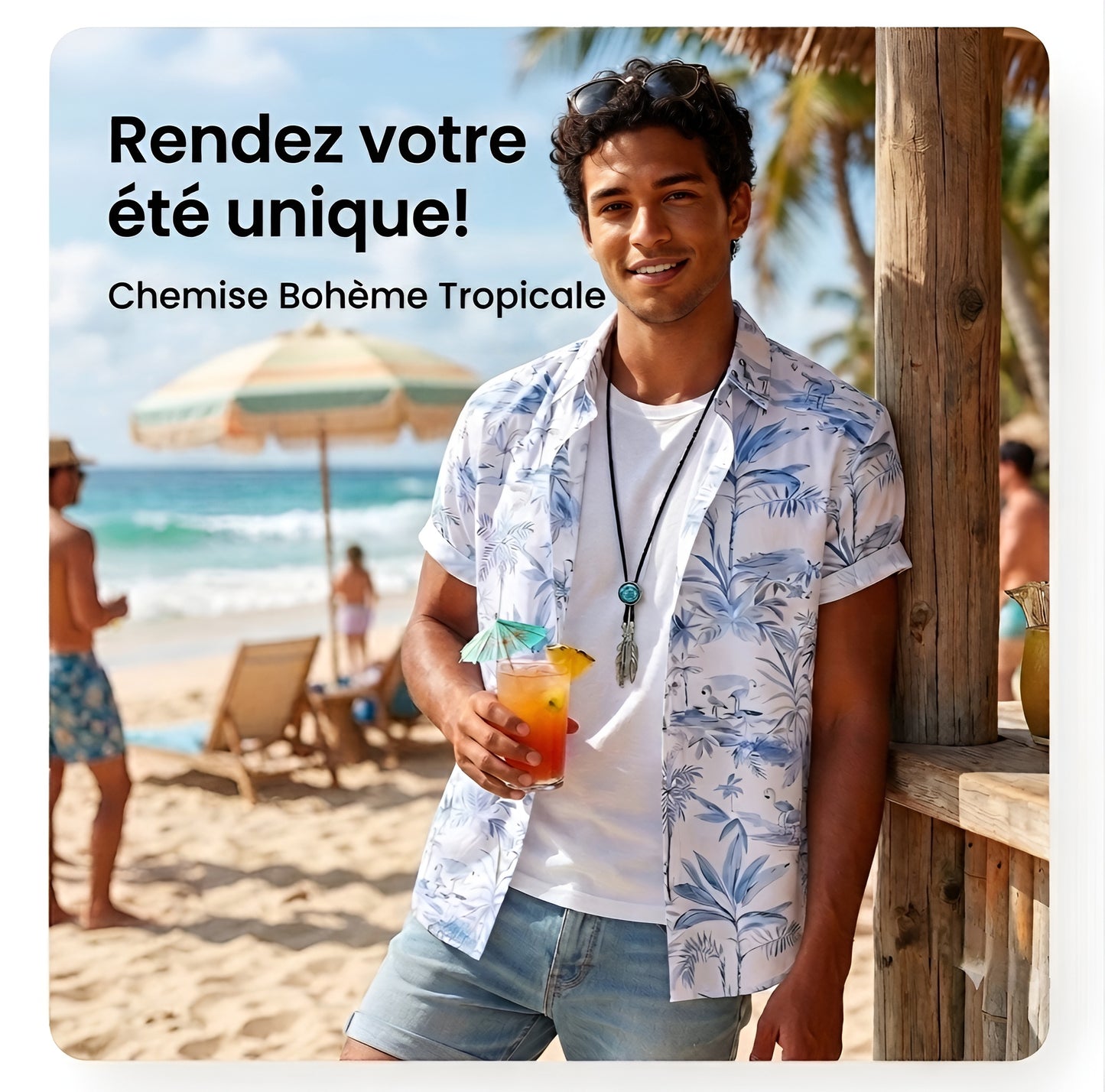 Chemise Bohème Tropicale