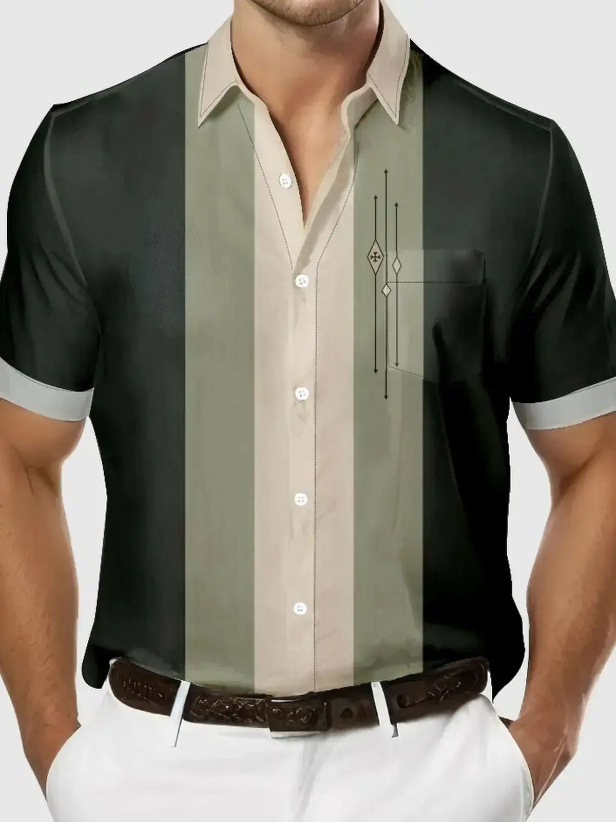 Chemise Casual Rayée